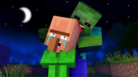 minecraft villager cartoon.
